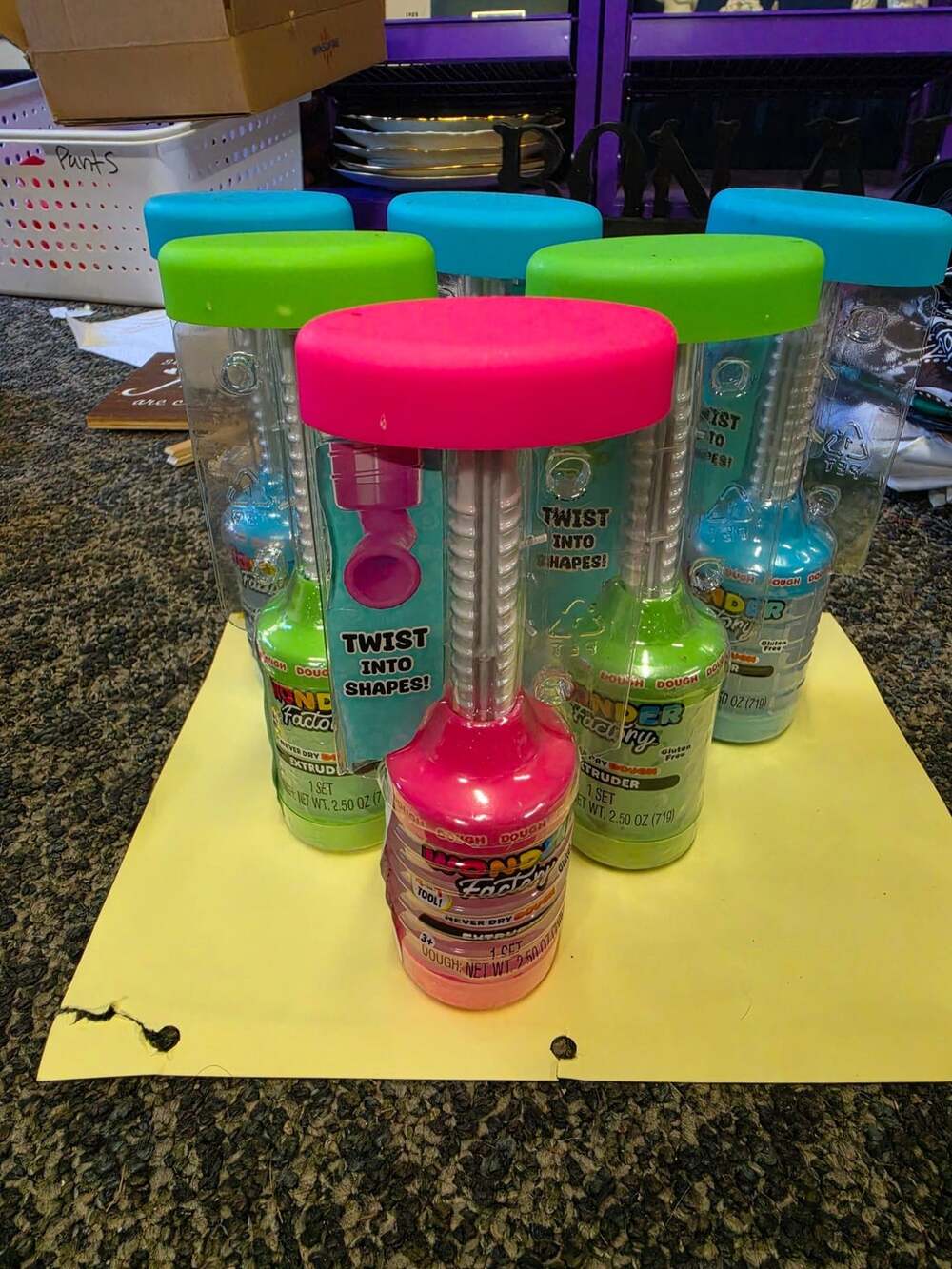 MGA Wonder Factory Never Dry Dough Extruder Set